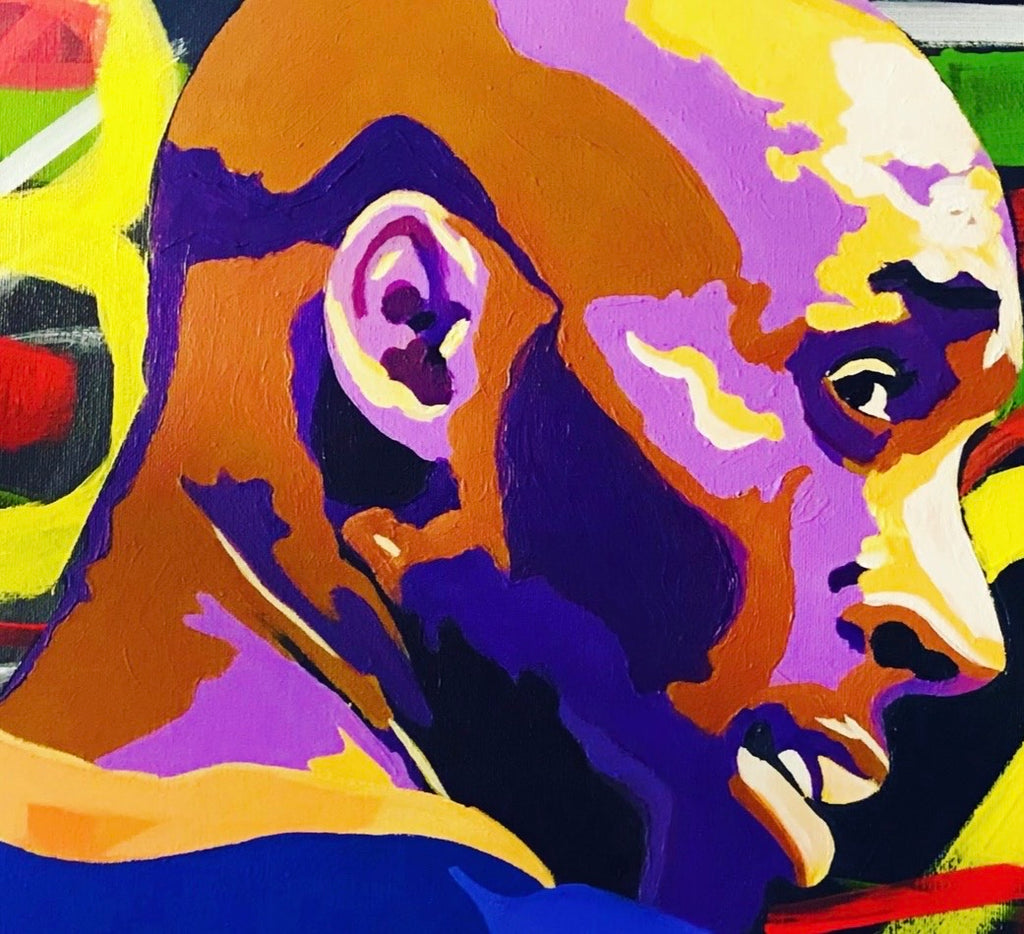 Kobe Bryant painting 8/24 ￼