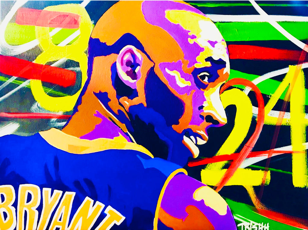 Kobe Bryant painting 8/24 ￼