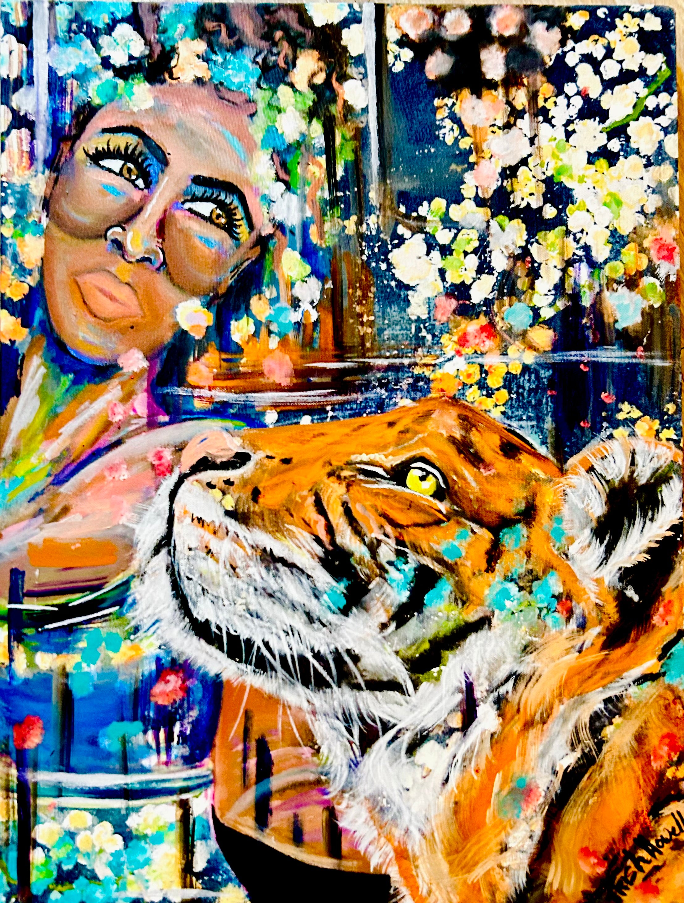 Trust your Instincts ~ The woman and the tiger