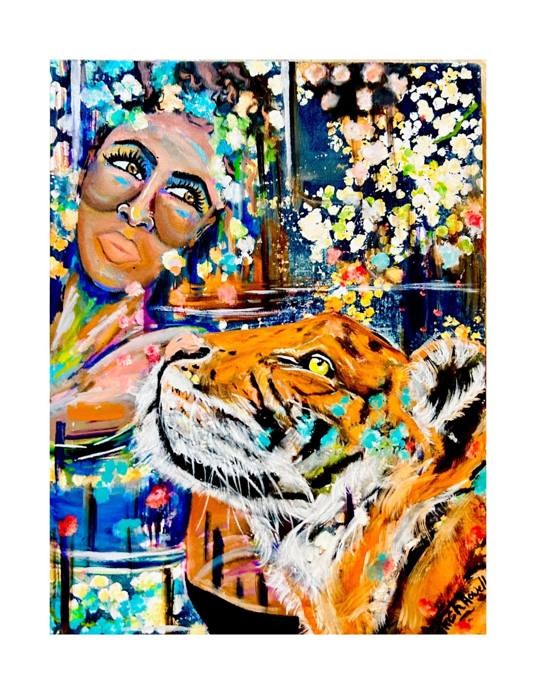 Trust your Instincts ~ The woman and the tiger