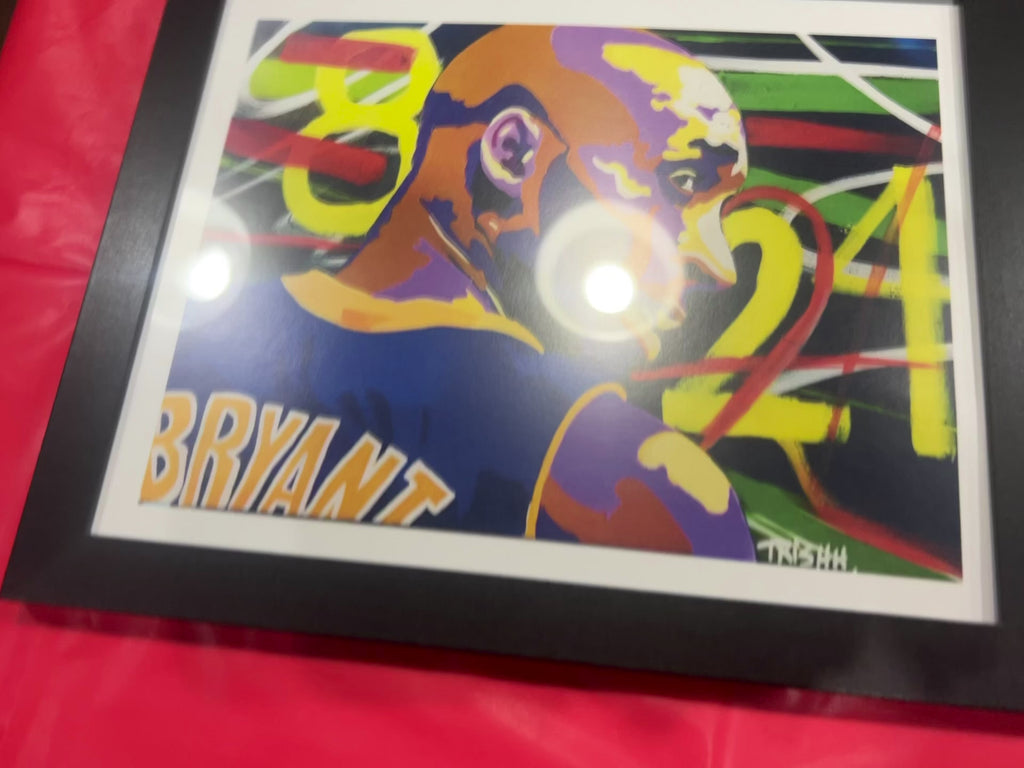 Kobe Bryant painting 8/24 ￼